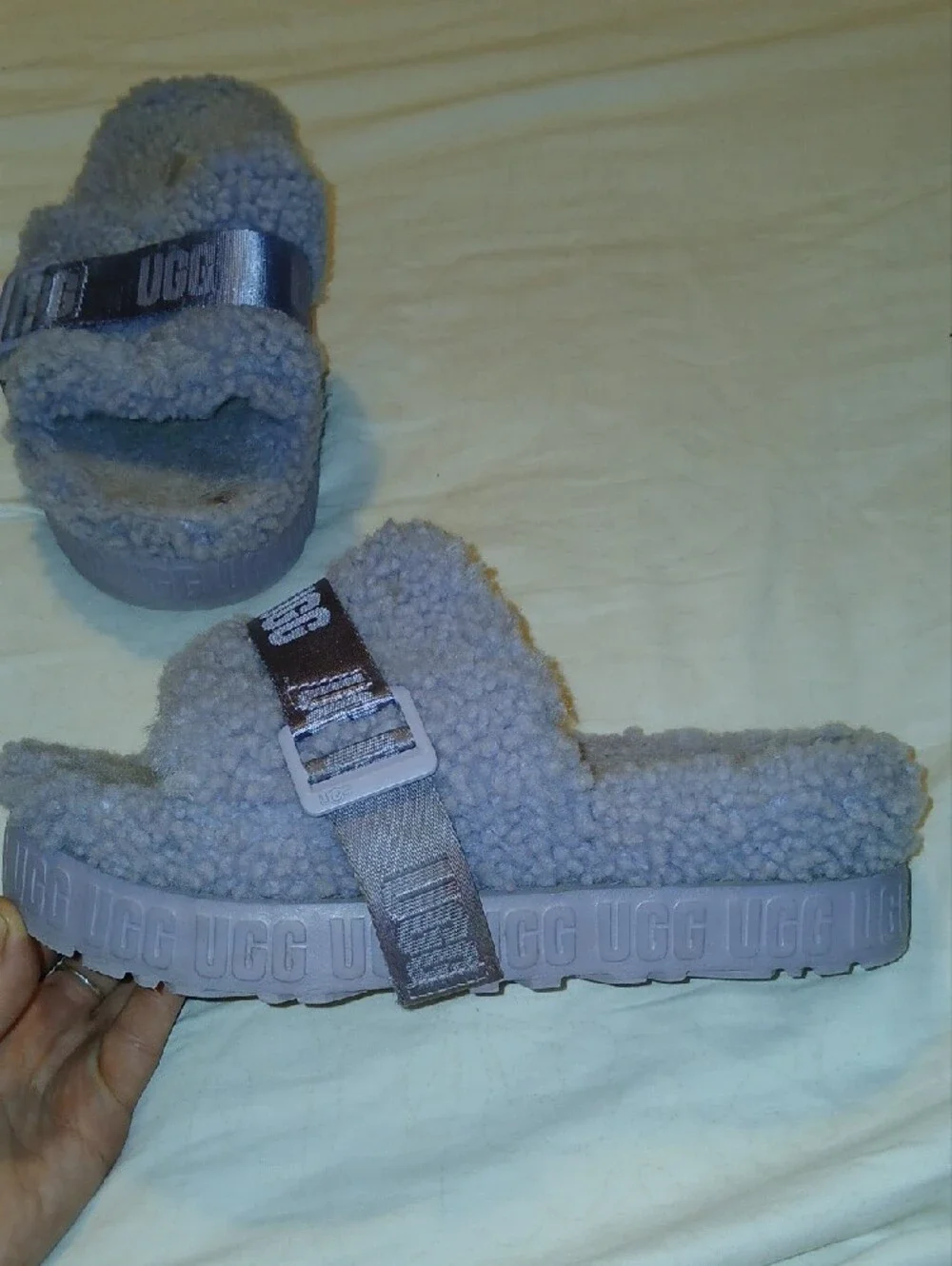 UGG plush shearling