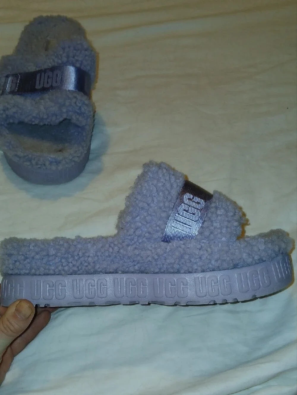 UGG plush shearling