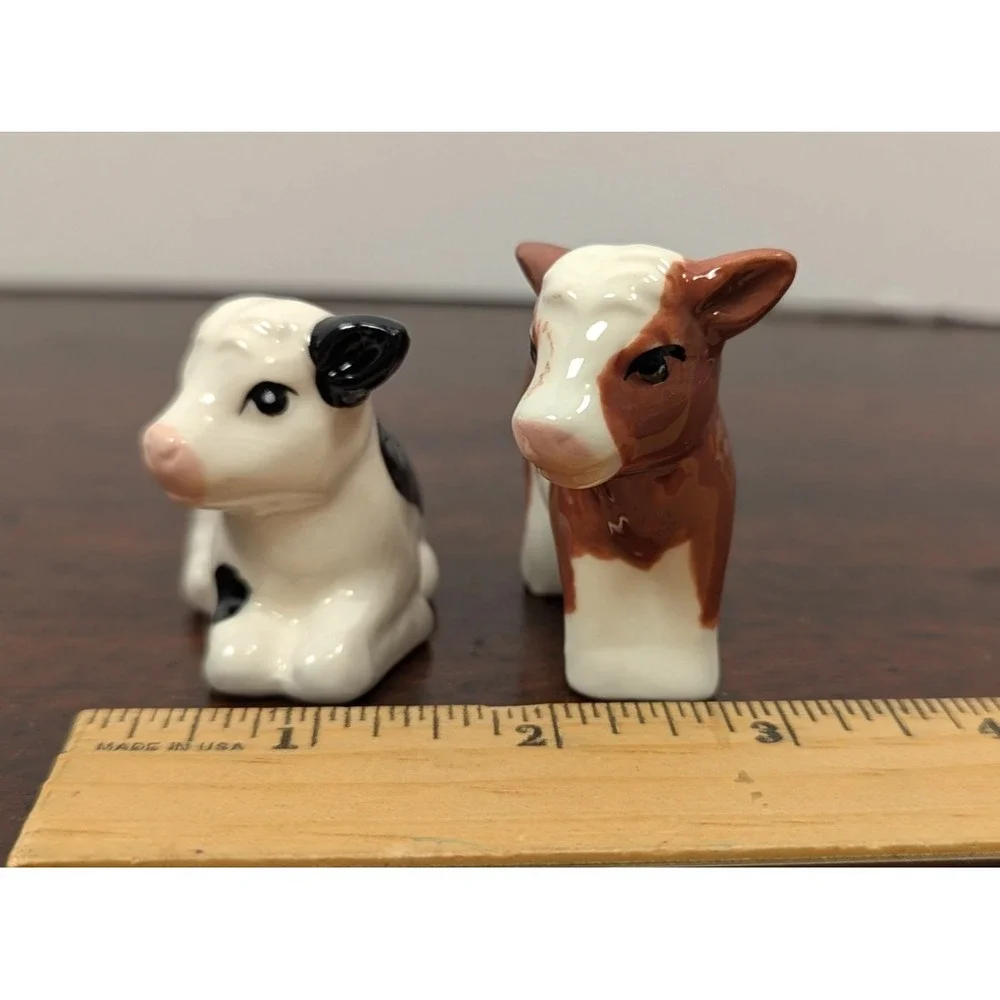 White ceramic cow
