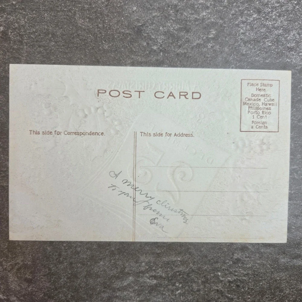 N/A antique embossed