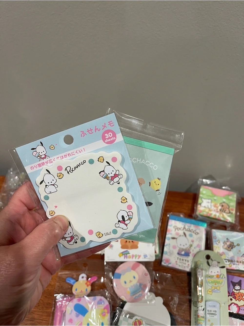 Lot of 28 Sanrio kawaii stationery Cute Pochacco Mikko Pom Pom Purin Small