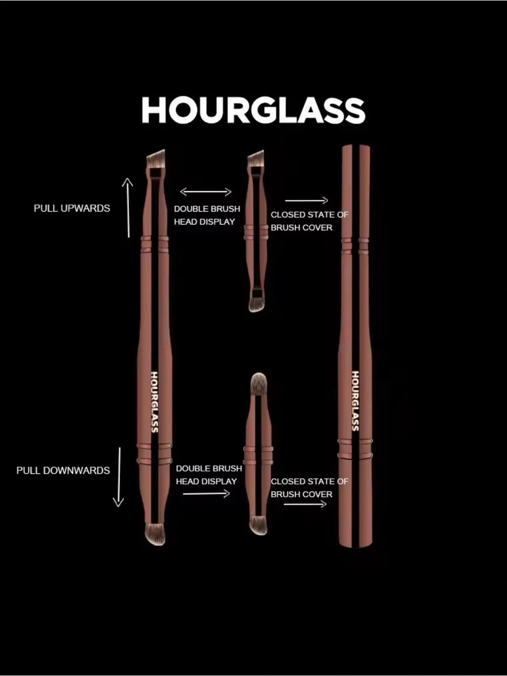 Hourglass dual ended