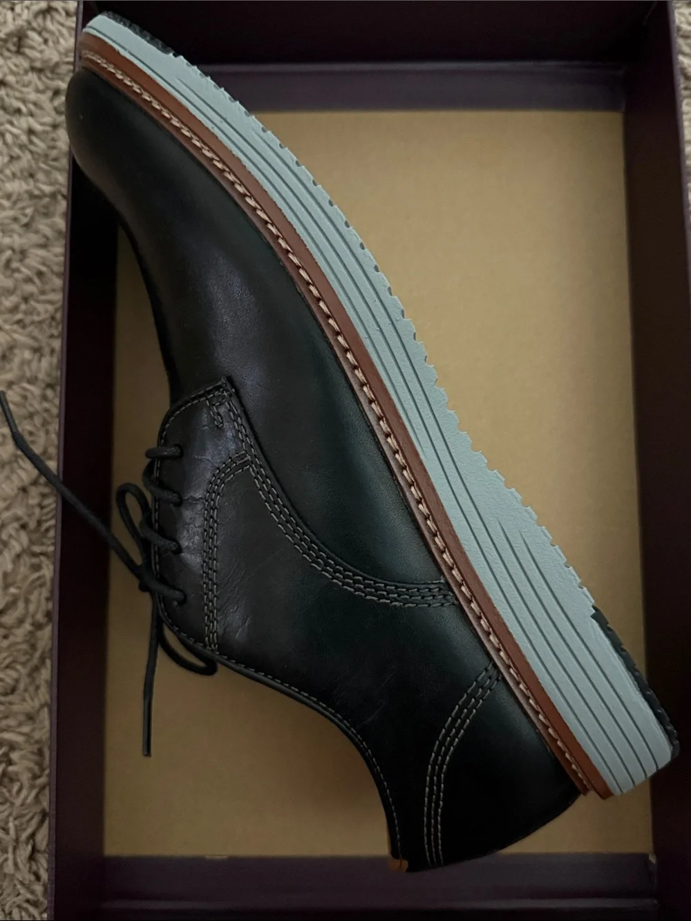 Johnston & Murphy polished black