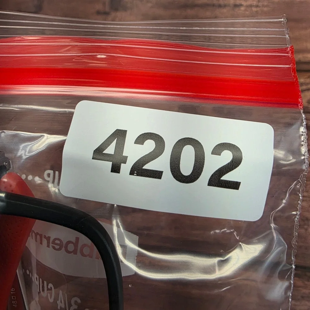Ray-Ban RB 1549 3652 Black Red Silver Rectangular Eyeglass Frames 48-16-125