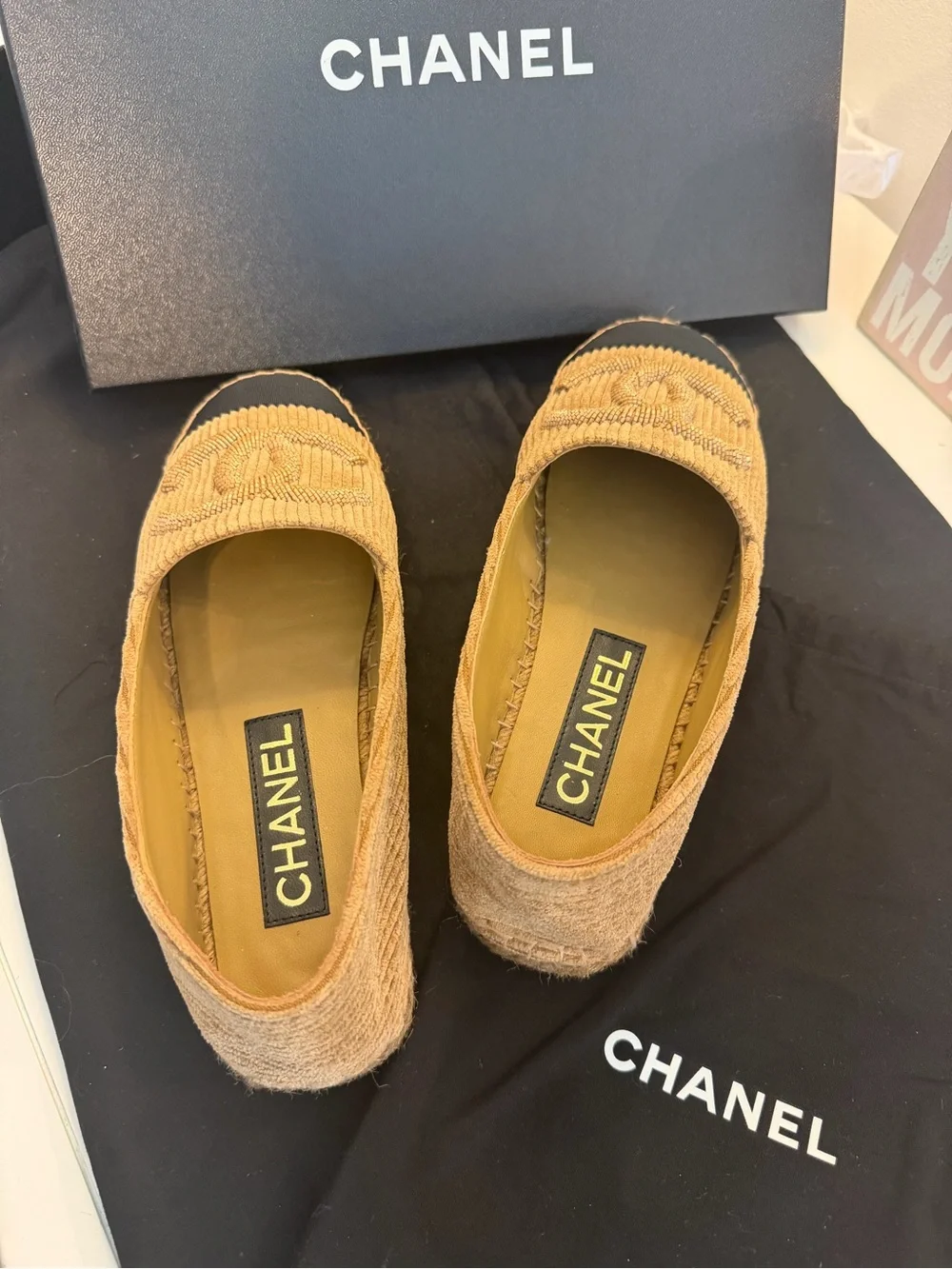 CHANEL classic espadrille