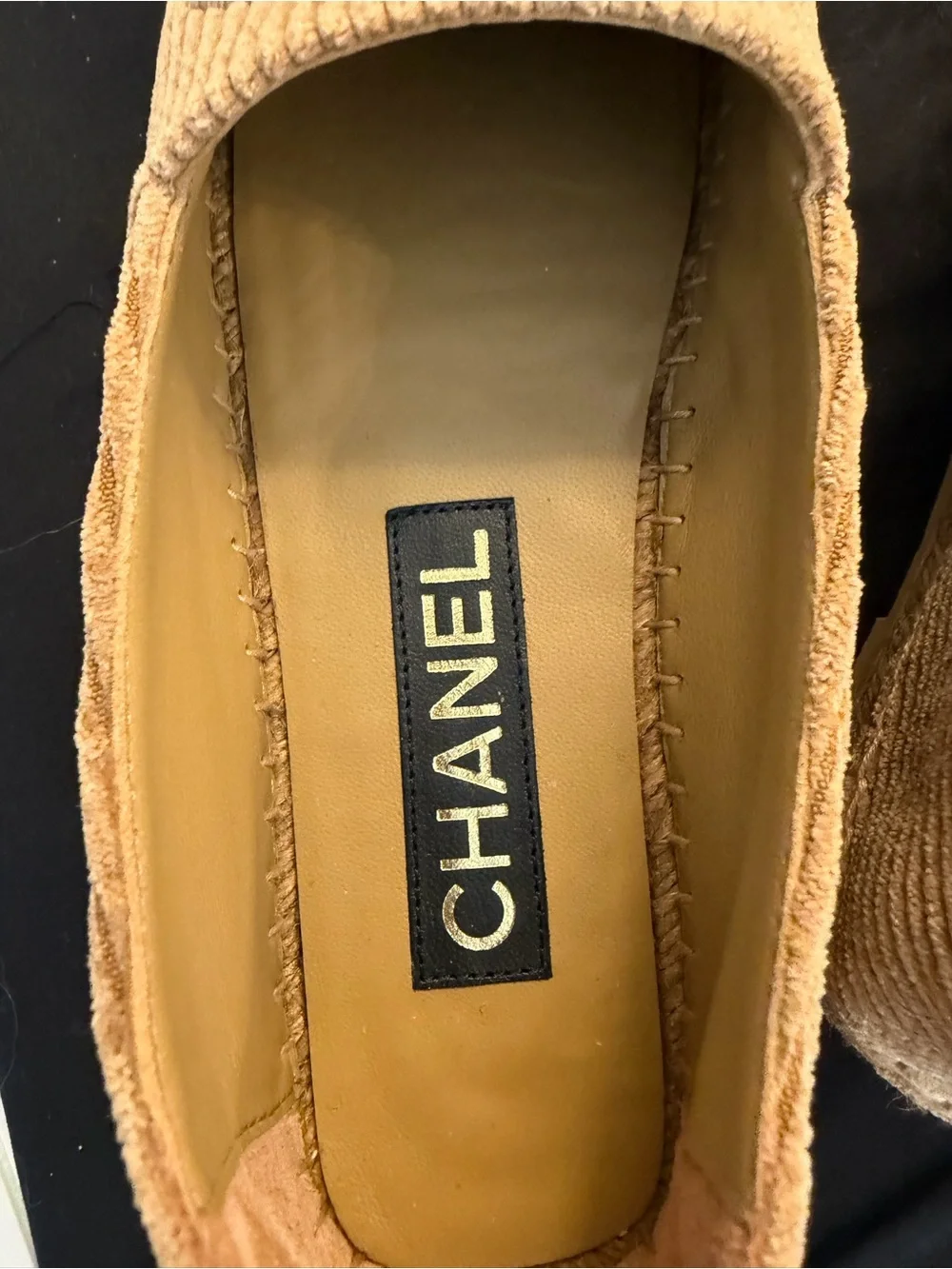 CHANEL classic espadrille