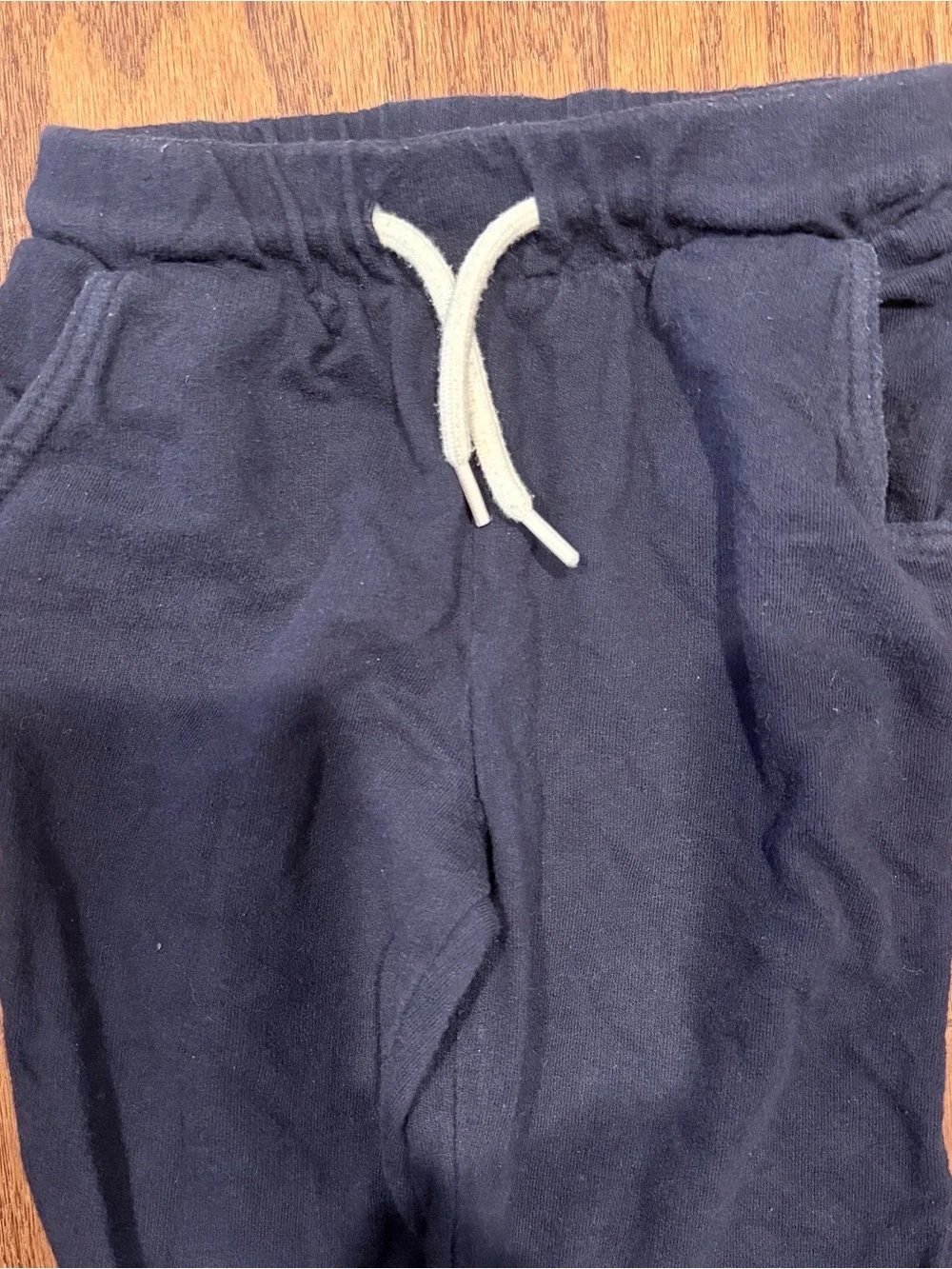 Old Navy Navy Blue Jogger Sweatpants with White Drawstring