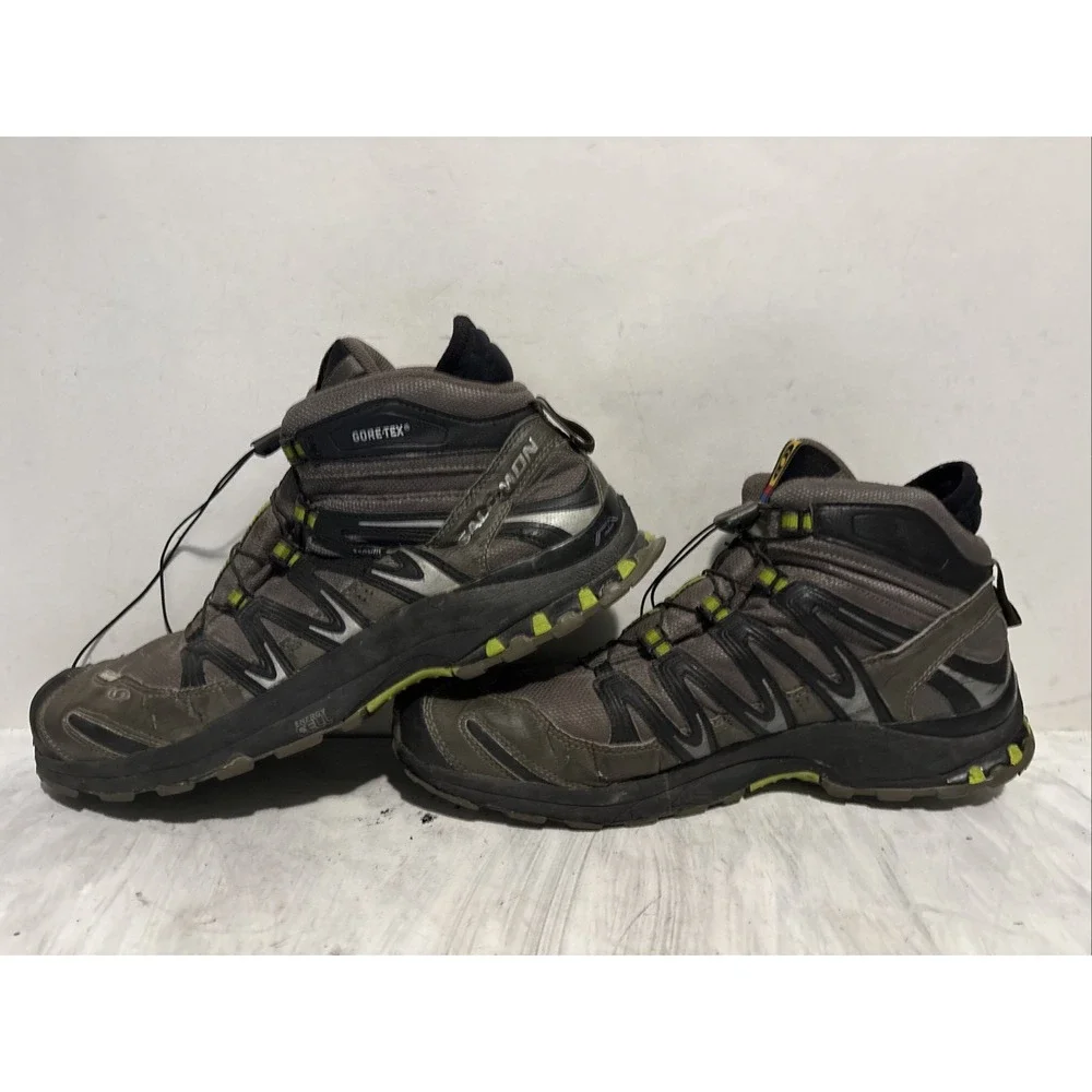 Salomon XA Pro 3D Ultra Goretex Trail Hiking Shoes Mens 11 Green 108756