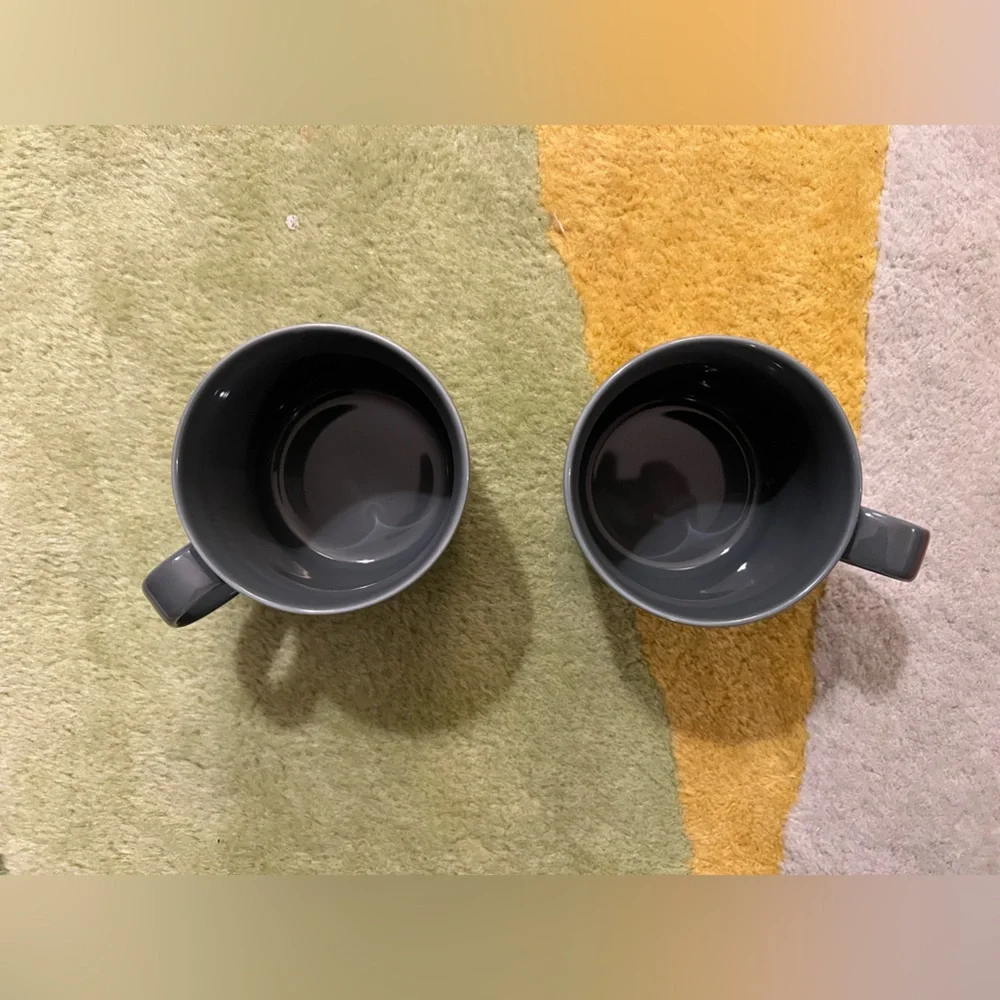 2 Crate & Barrel Aaron Probyn Porcelain Mugs