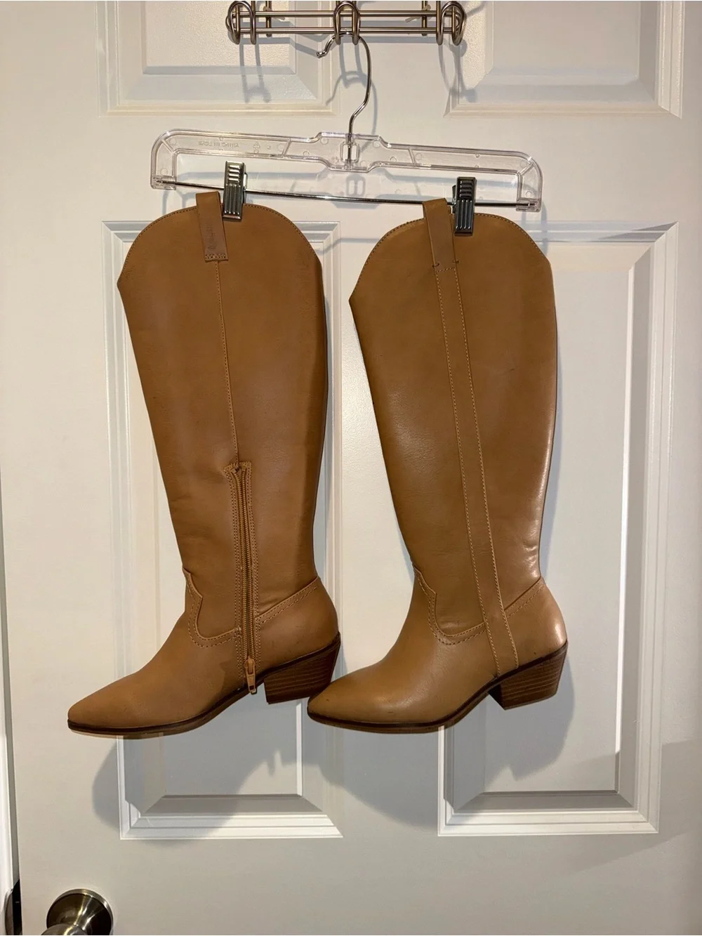 Universal Thread Women's Over-the-Knee Western Boot in Tan