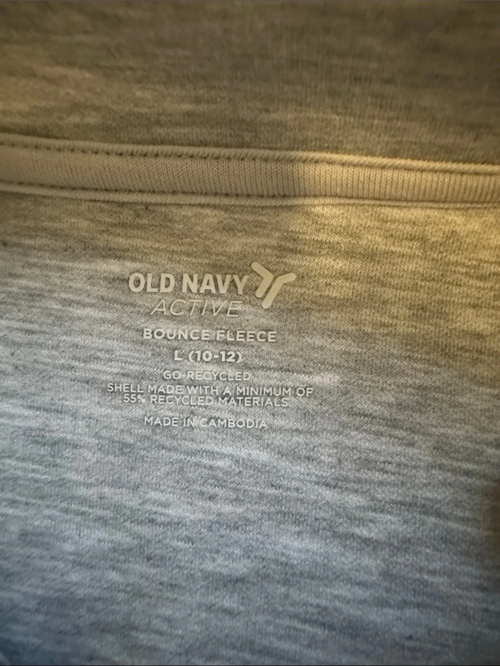 Old Navy Gray Half-Zip Pullover Sweatshirt