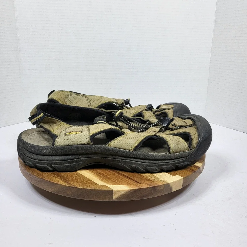 KEEN Arroyo II Hiking Sandals‎ Men Size 10 Tan Black Waterproof Leather