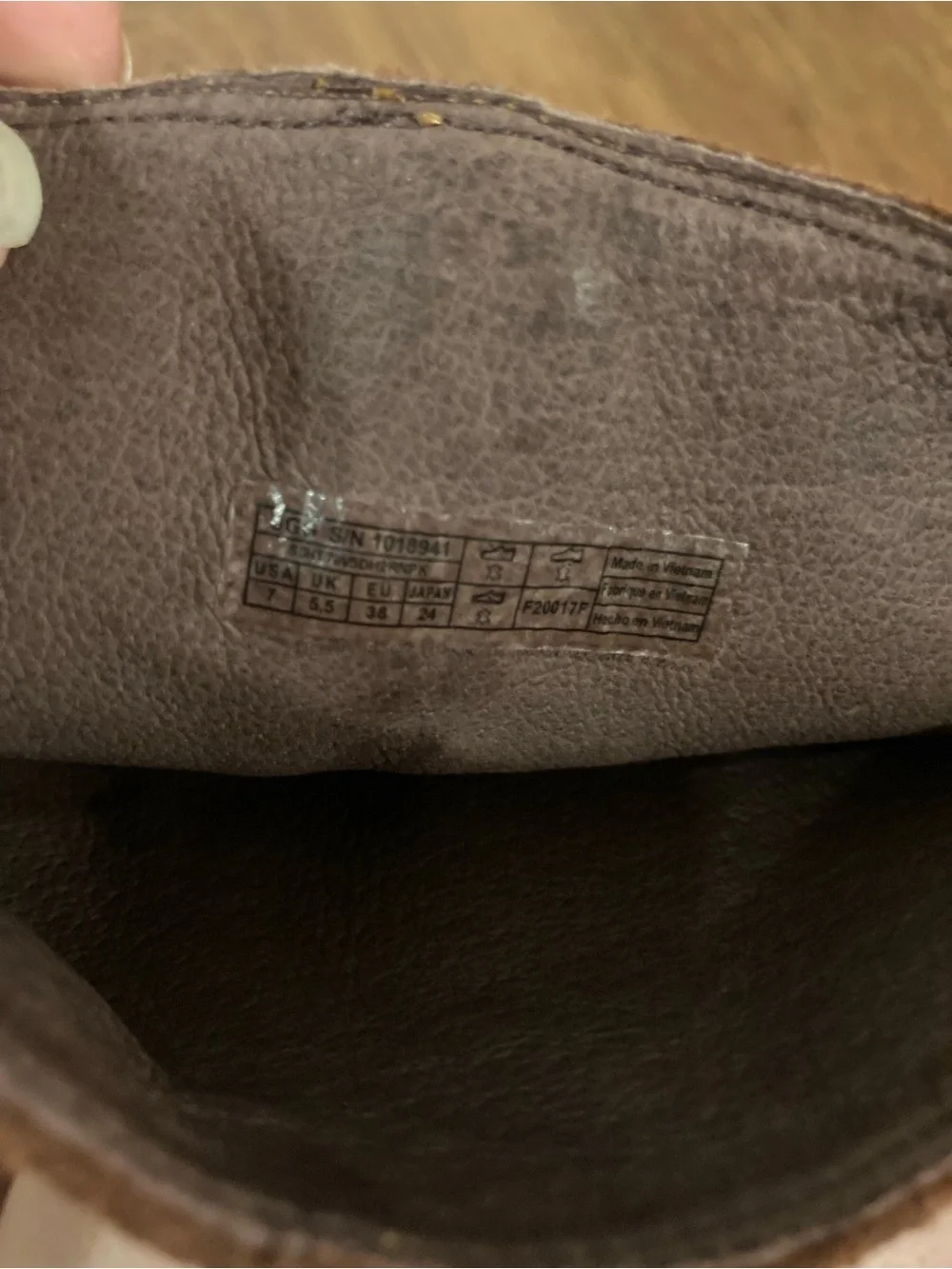 UGG brown soles