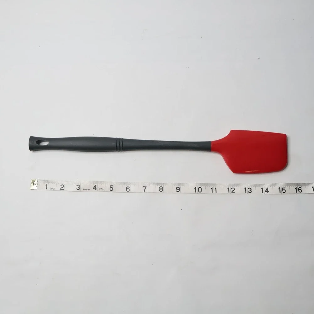 Le Creuset Silicone Spatula Red and Black Heat Resistant Kitchen Utensil‎ 12.5