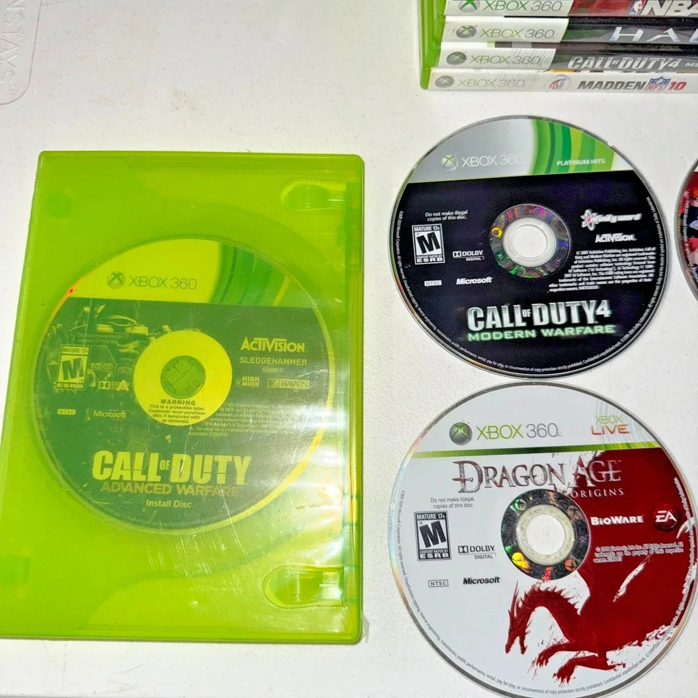 Xbox 360 Video Games Lot of Of 20 Tested Works