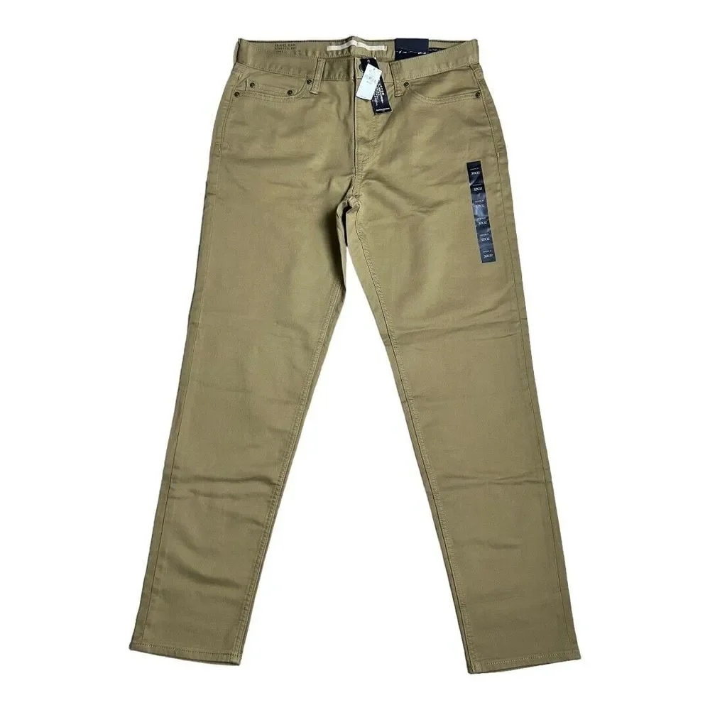 NWT Banana Republic Brown Athletic Fit Travel Casual Jeans Men's Size‎ 32 x 32