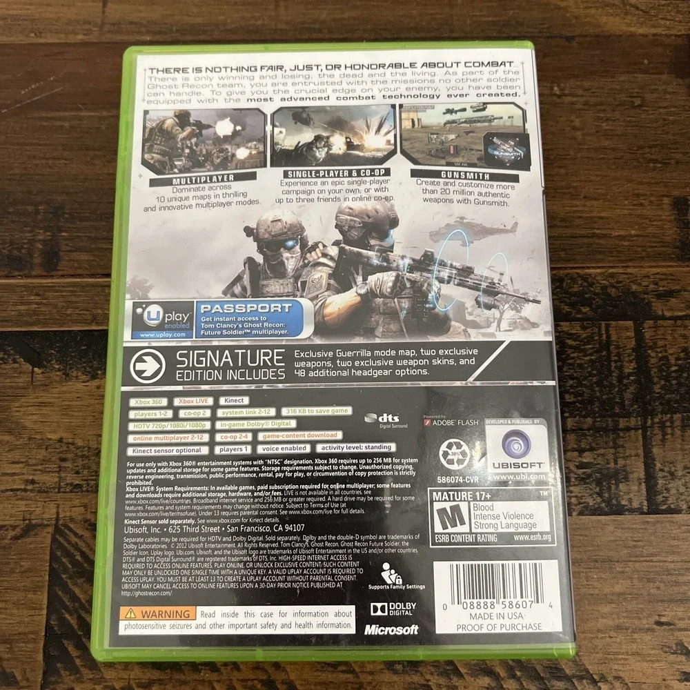 Tom Clancy's Ghost Recon: Future Soldier For Xbox 360