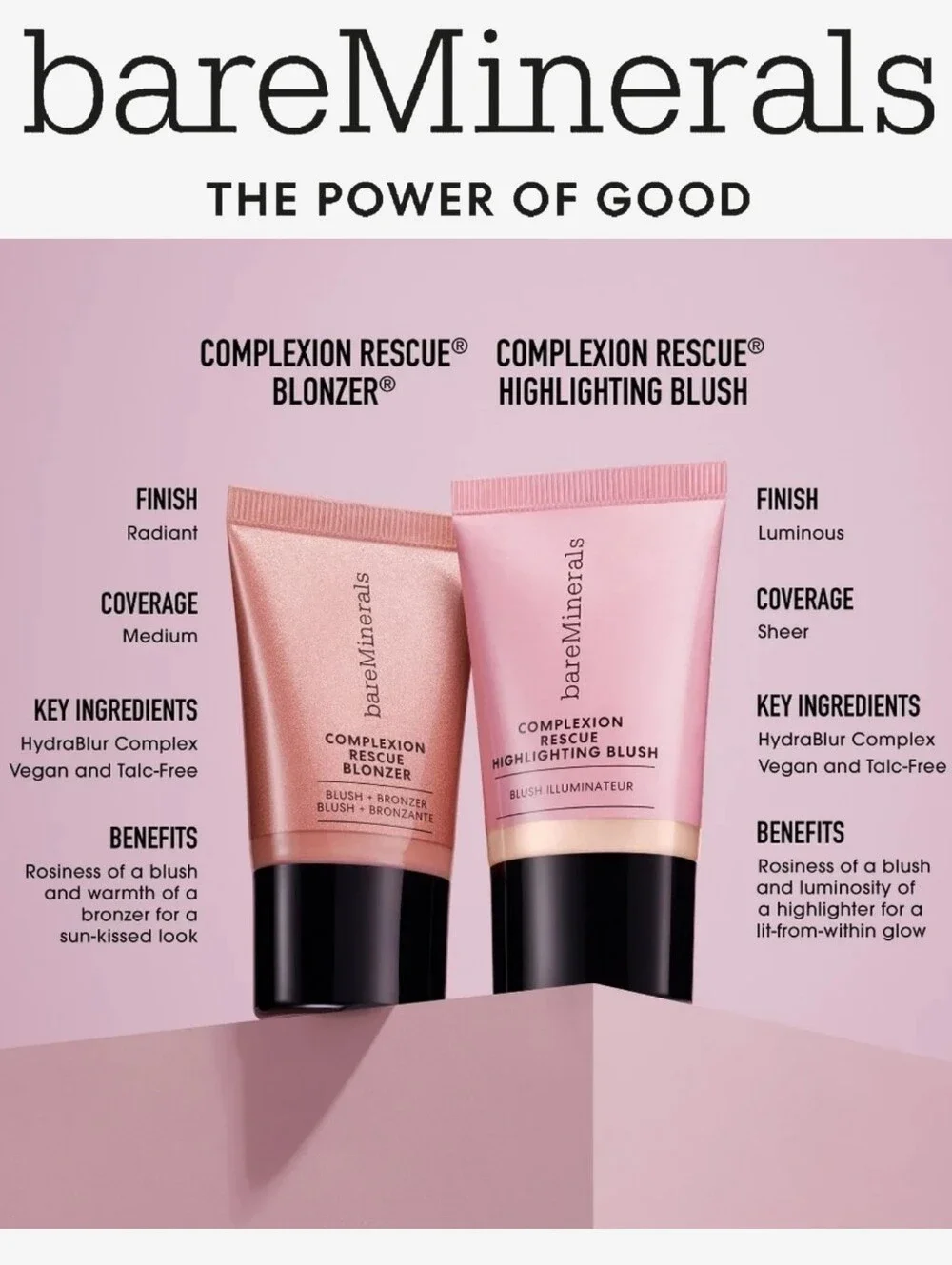 bareMinerals achieve radiant