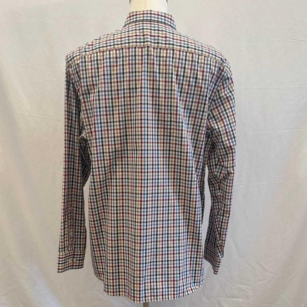 Banana Republic vibrant checkered