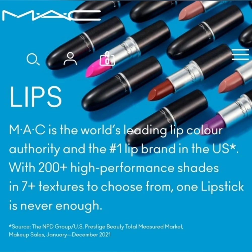 MAC Cosmetics lustre lightweight