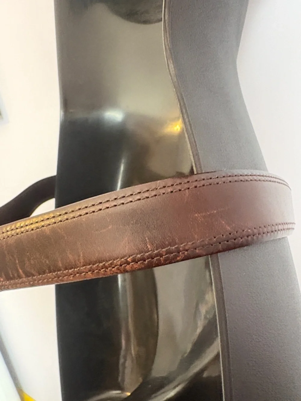 Coach brown leather