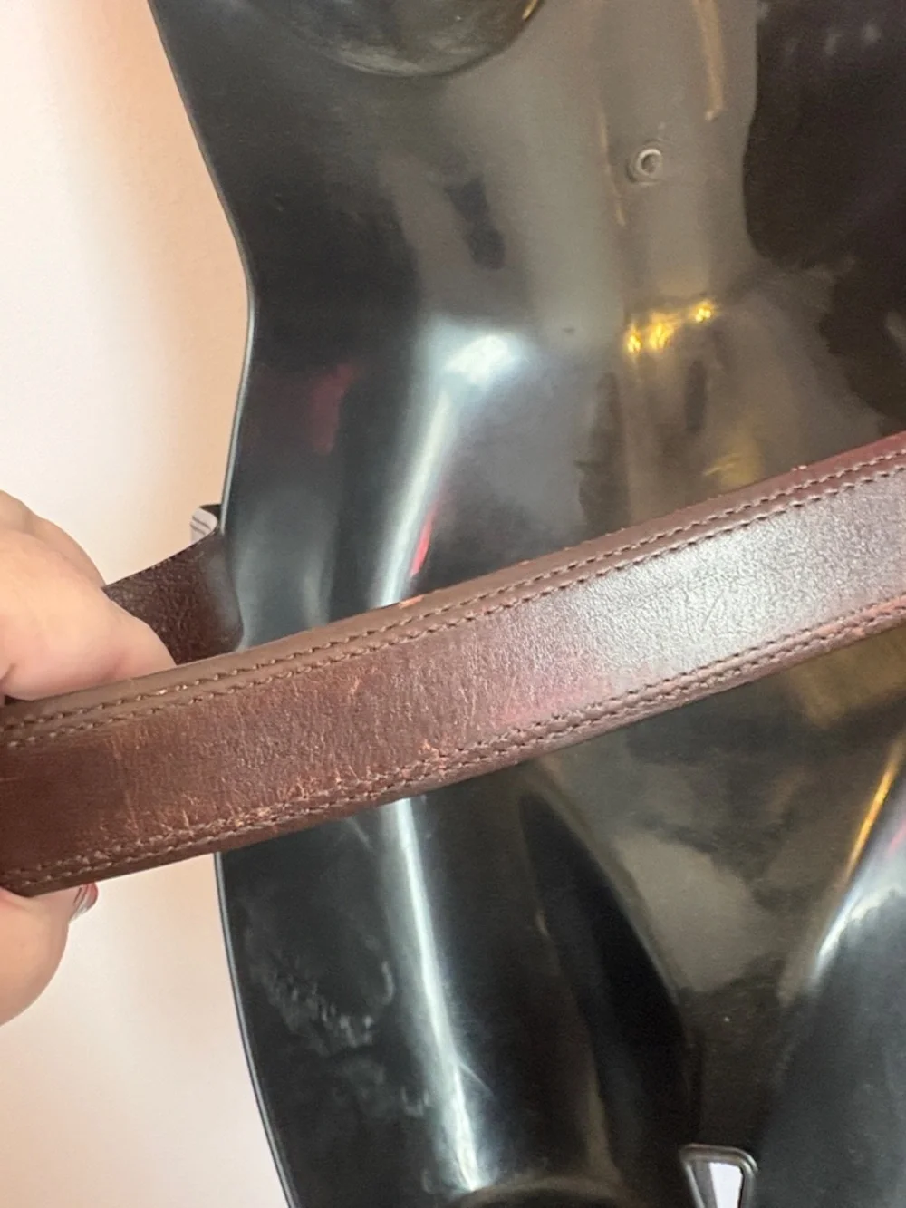 Coach brown leather