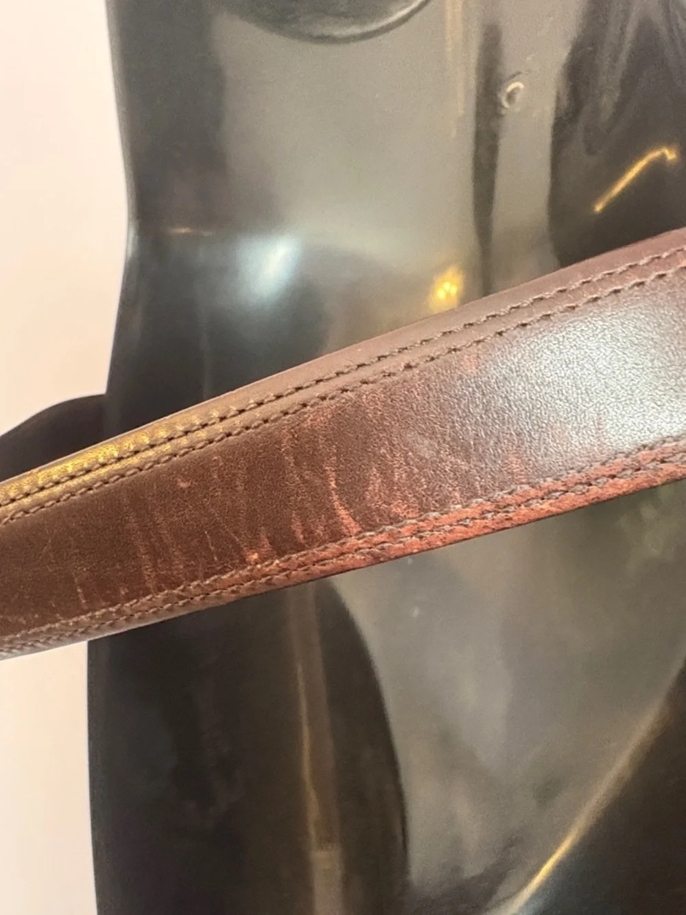 Coach brown leather