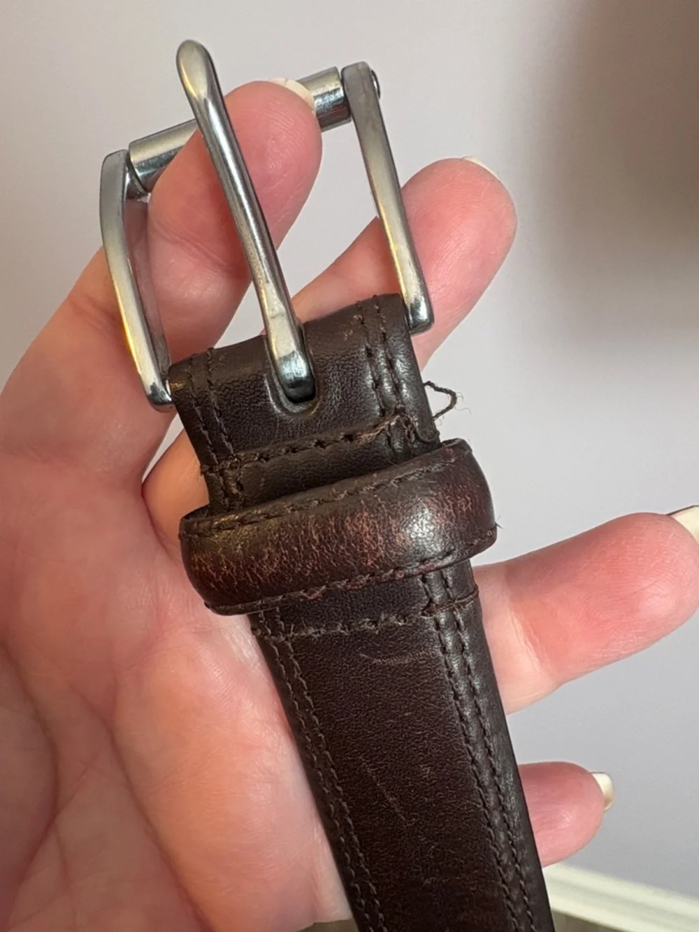 Coach brown leather
