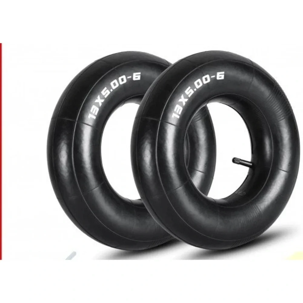 NYXOVA 2 Pack 13 x 5.00-6 Inner Tubes, TR-13 Straight Valve Stem Tire Tube, Univ