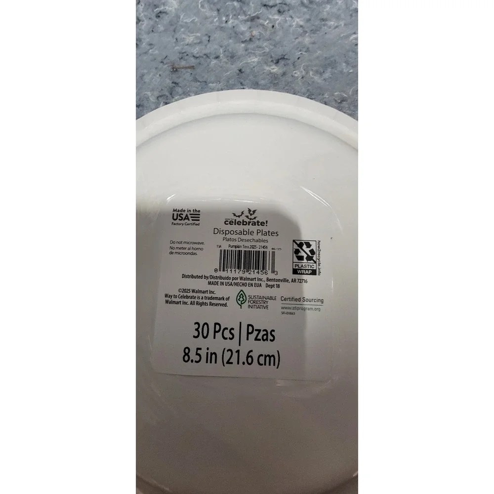 Halloween set plates