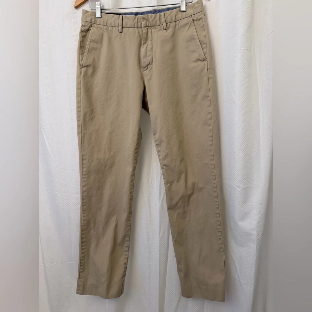 J. Crew Men's Khaki Straight Fit Chino Pants