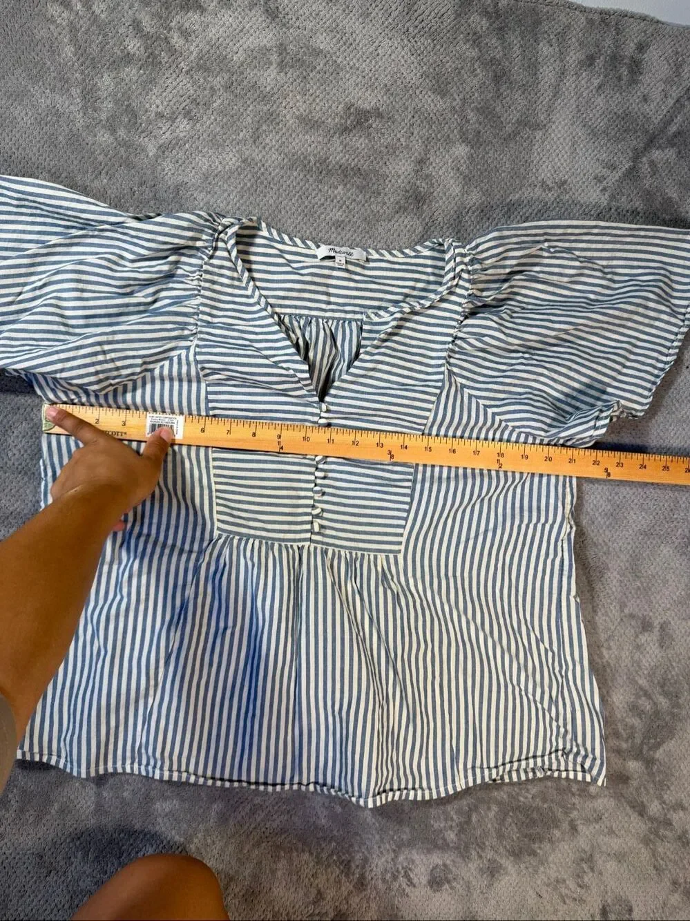 Madewell measurements photos