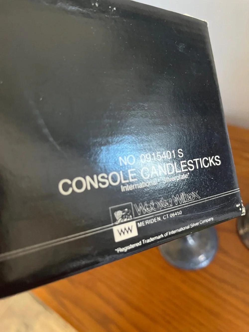 International console candlesticks set two