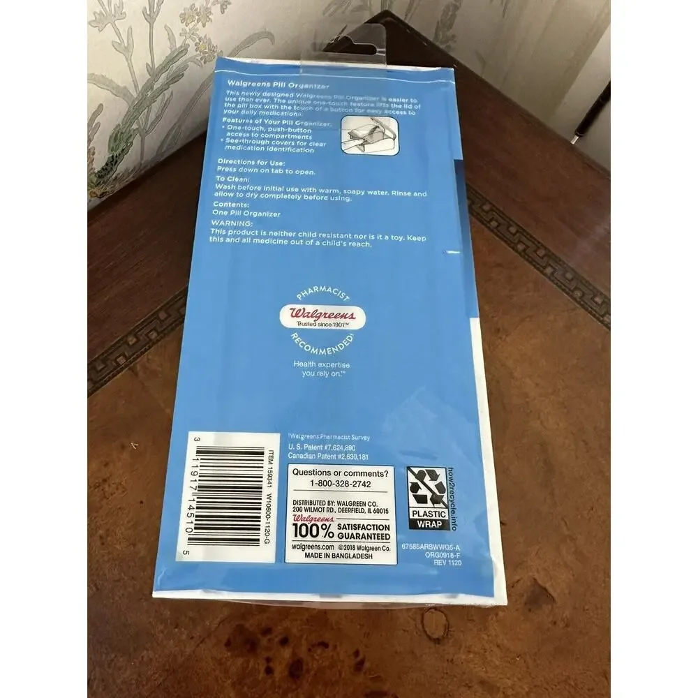 walgreens pill organizer