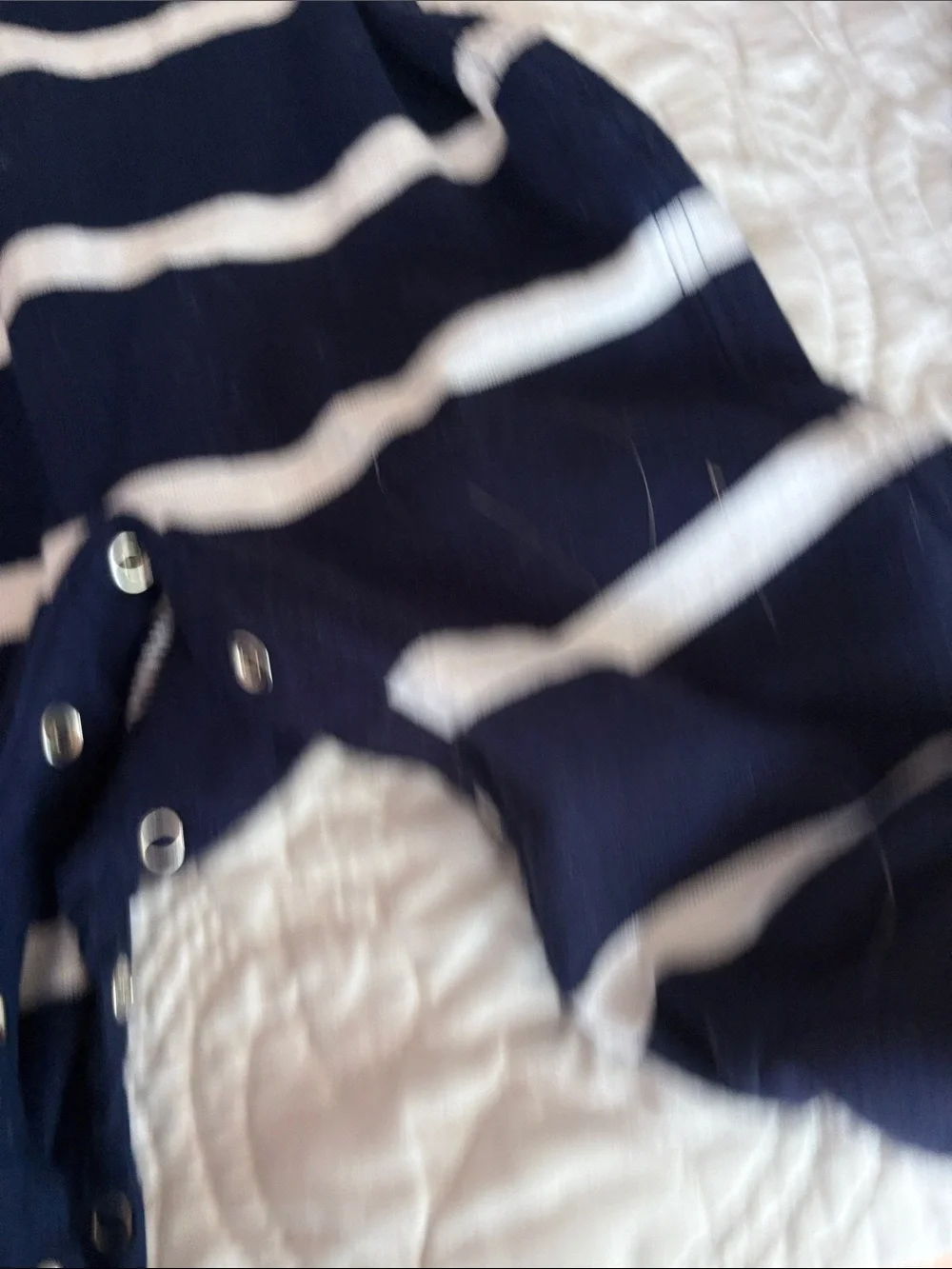 Ralph Lauren Navy & White Striped Polo One-Piece
