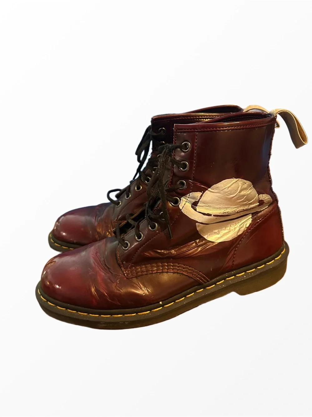 Dr. Martens burgundy color