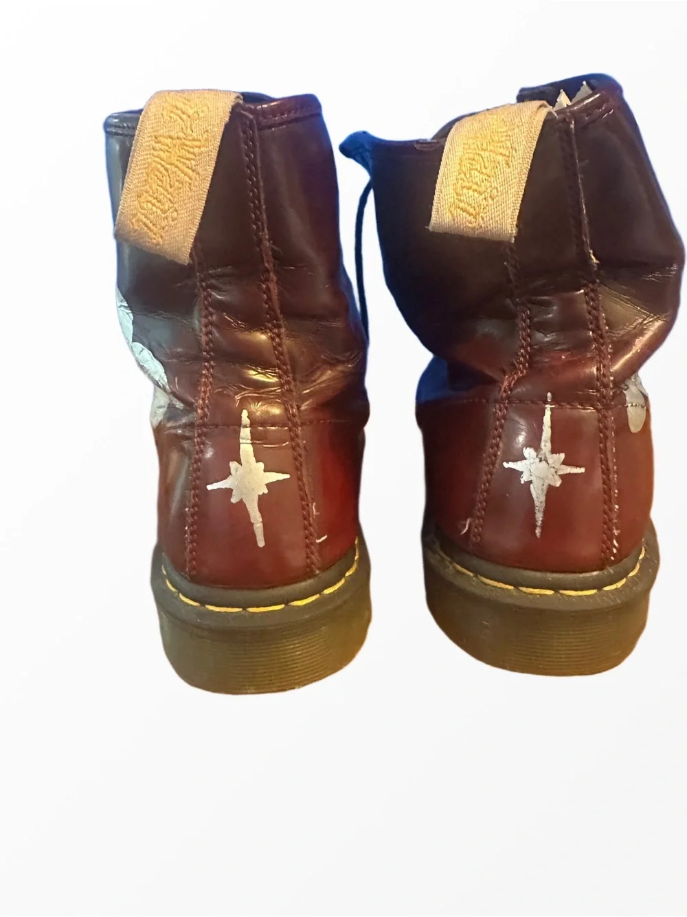 Dr. Martens burgundy color