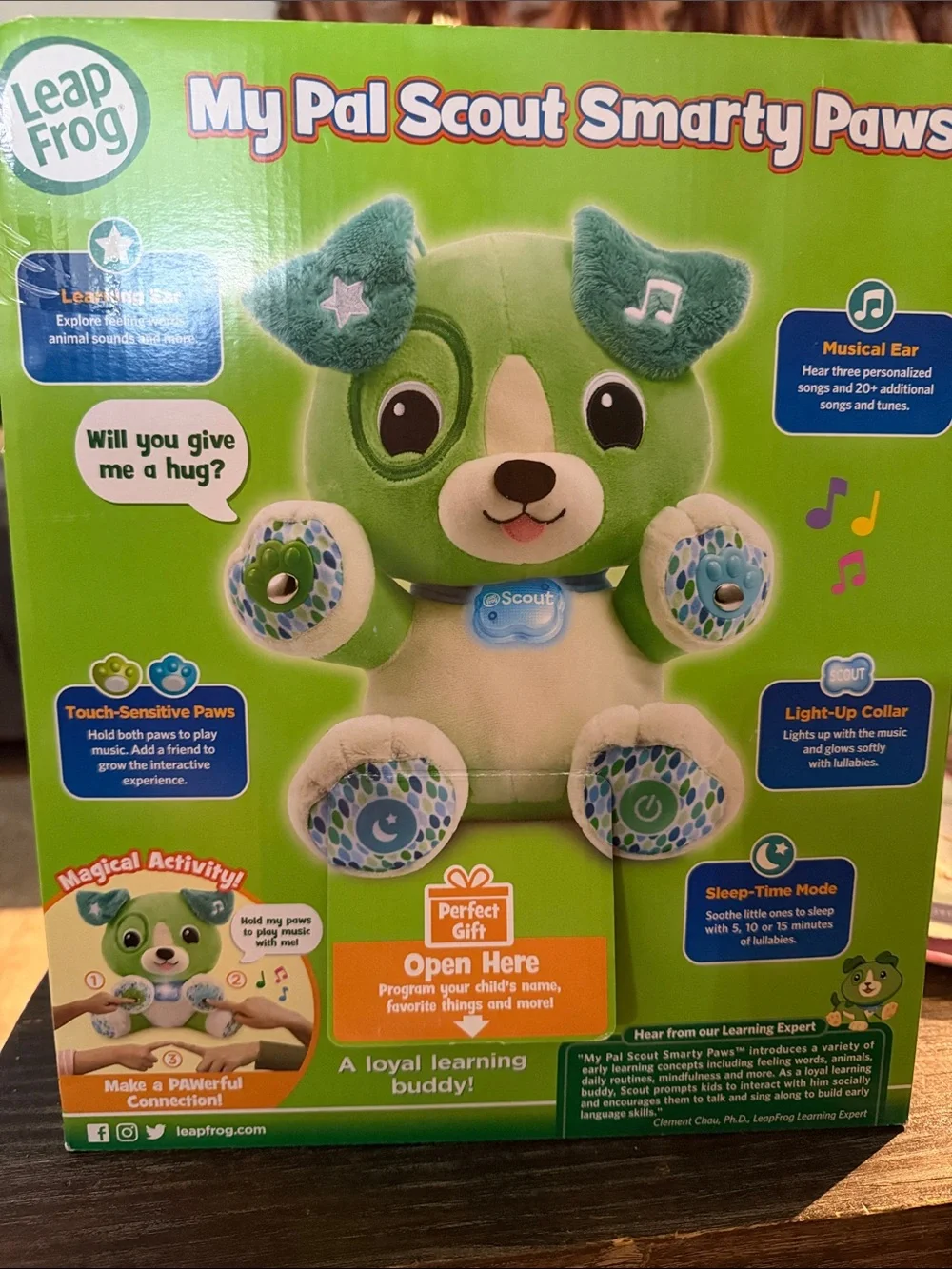 Leapfrog vibrant green