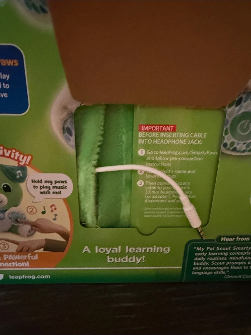 Leapfrog vibrant green