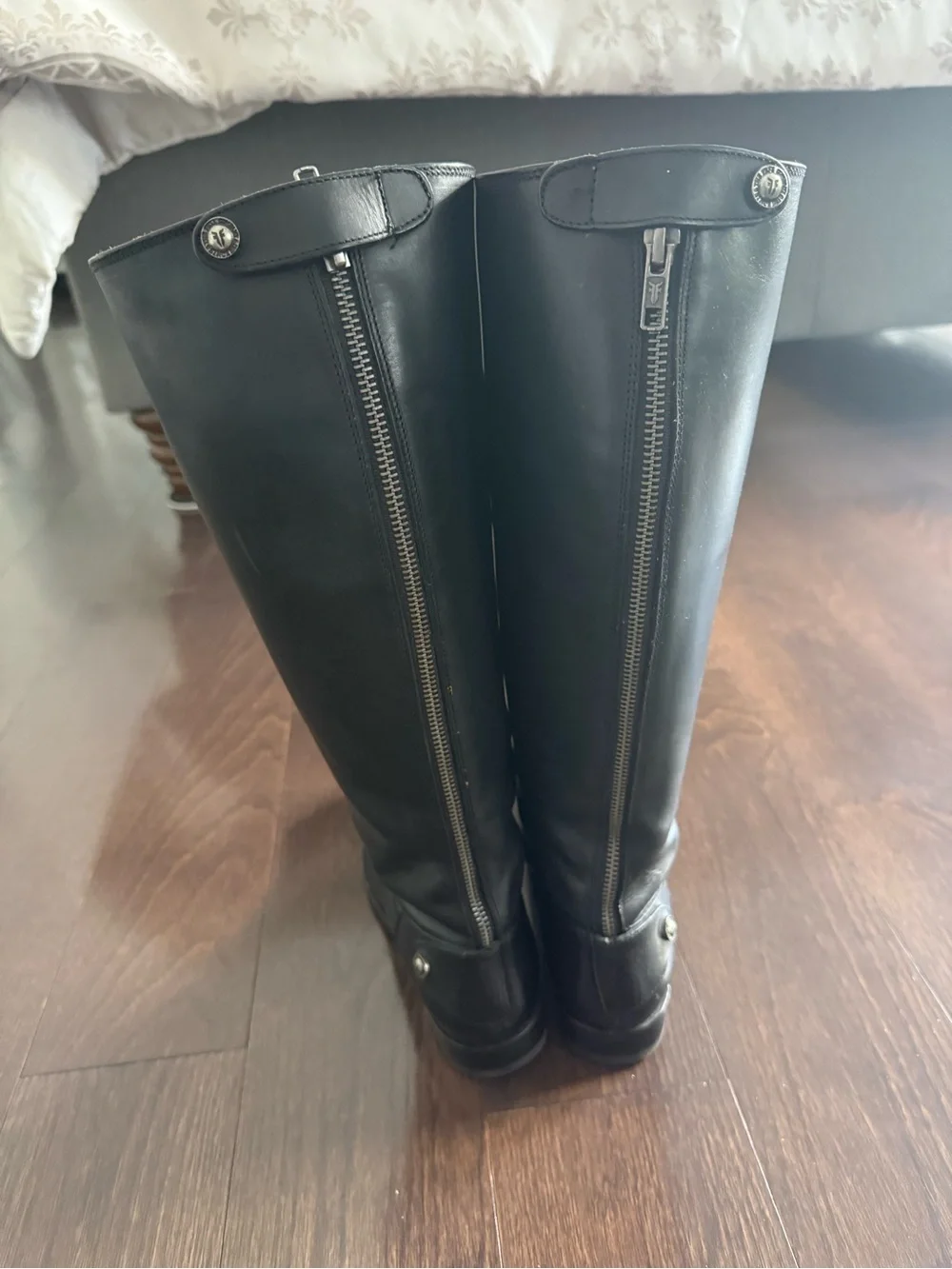 Frye sleek black