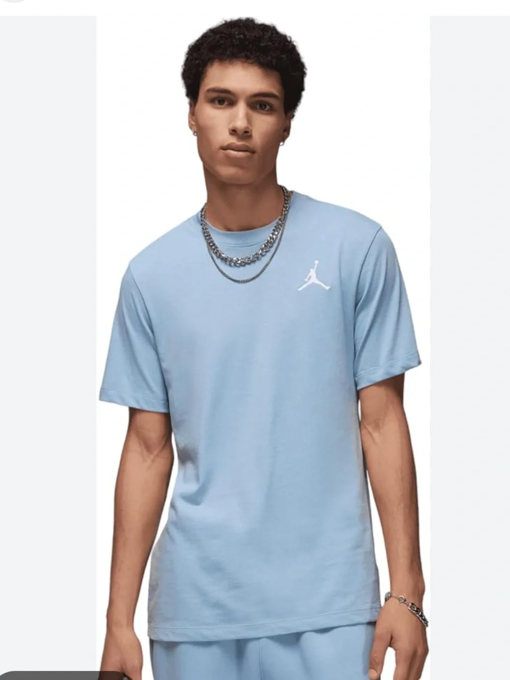 Nike Mens JORDAN JUMPMAN T-shirt light blue (like new!)