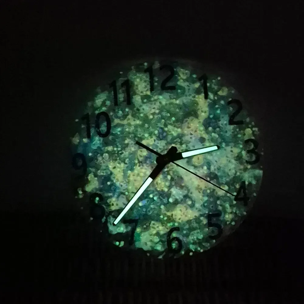 Glow-In-The-Dark Wall Clock