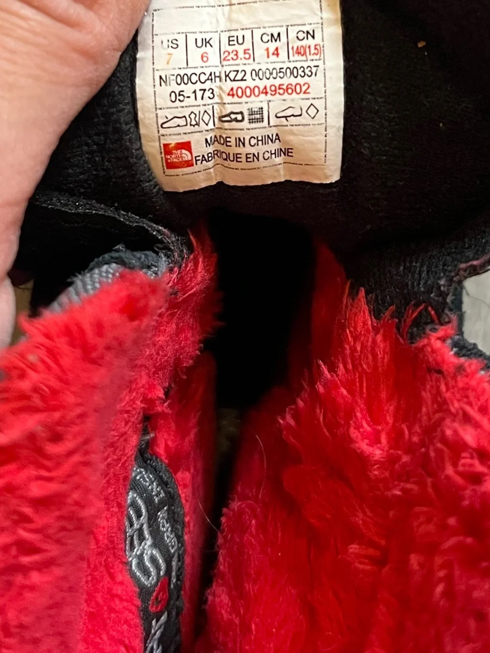 The North Face excellent gently