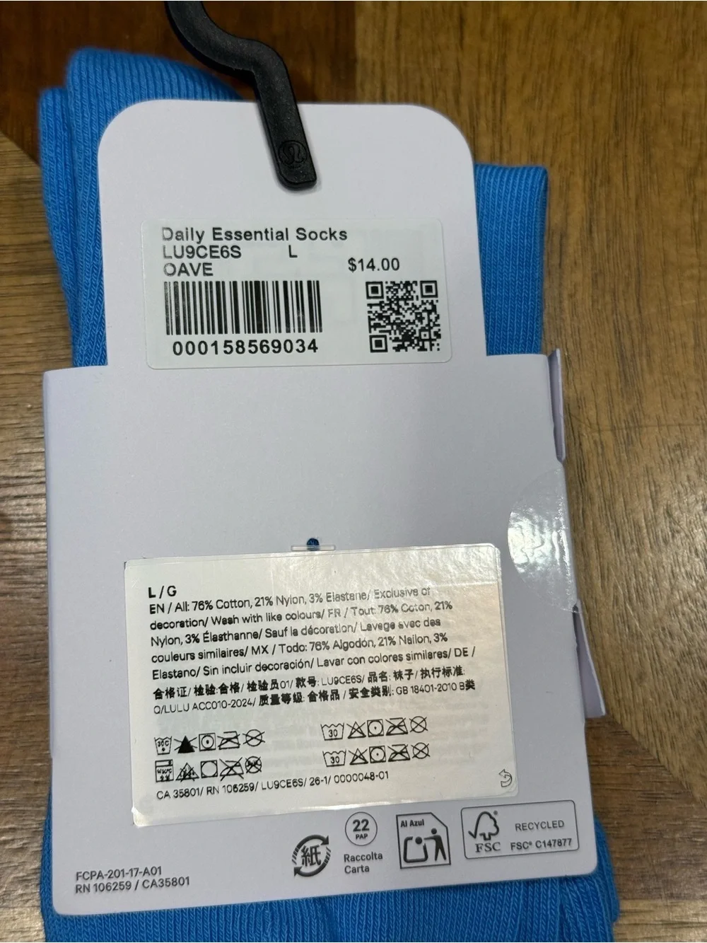 lululemon athletica new size