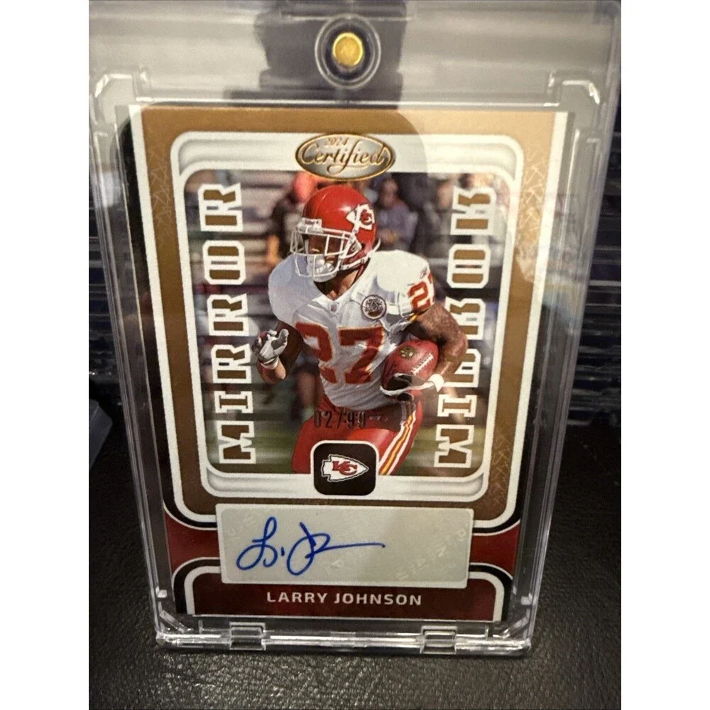 2024 Certified - Mirror Signatures Bronze #MS-LJ Larry Johnson /99 (AU)💥🔥