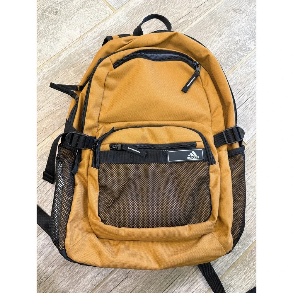 adidas backpack mustard