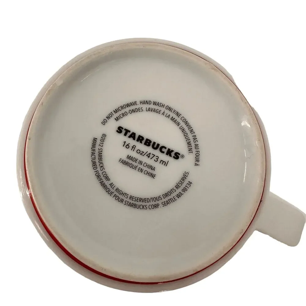 Starbucks 2012 white