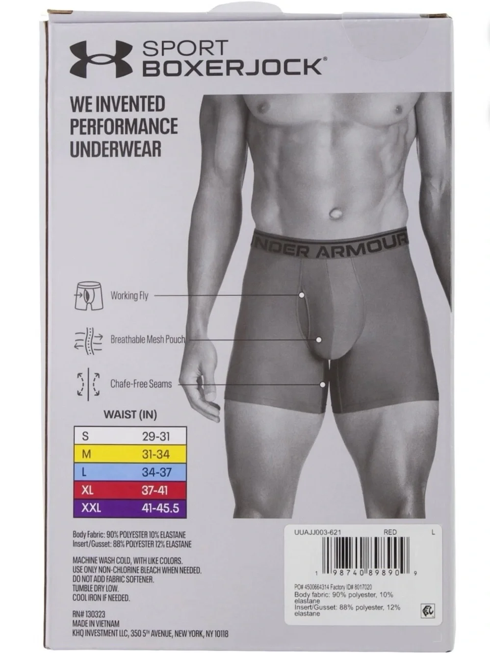 Under Armour moisture wicking
