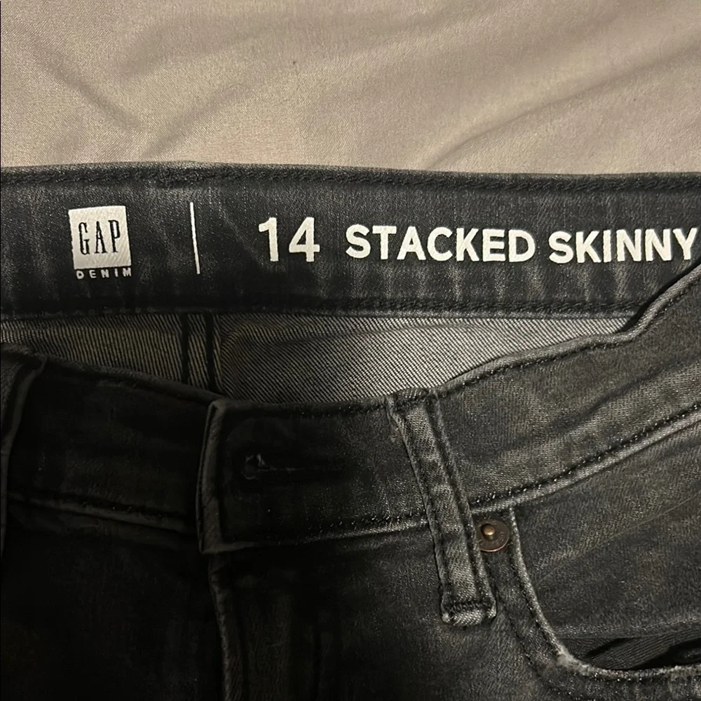 GAP charcoal skinny