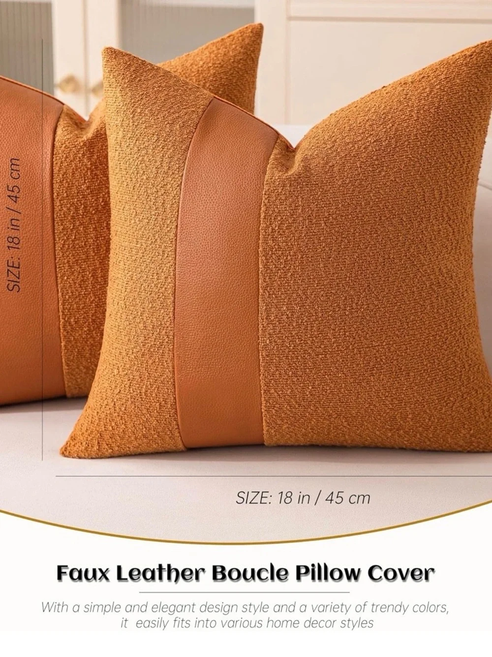 Boucle polyester faux